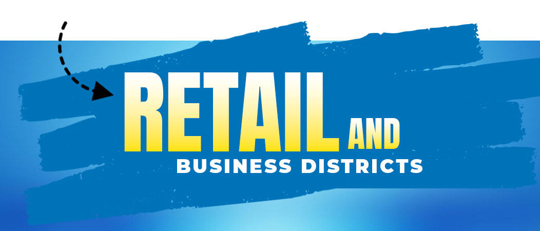 Retail and Business Districts at Sauk Village IL